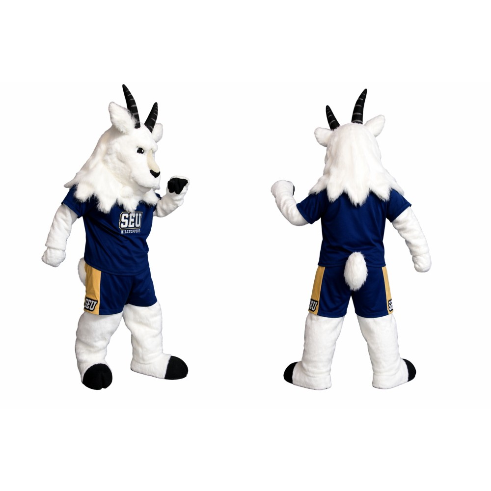 Blue Goat Mascot Costume