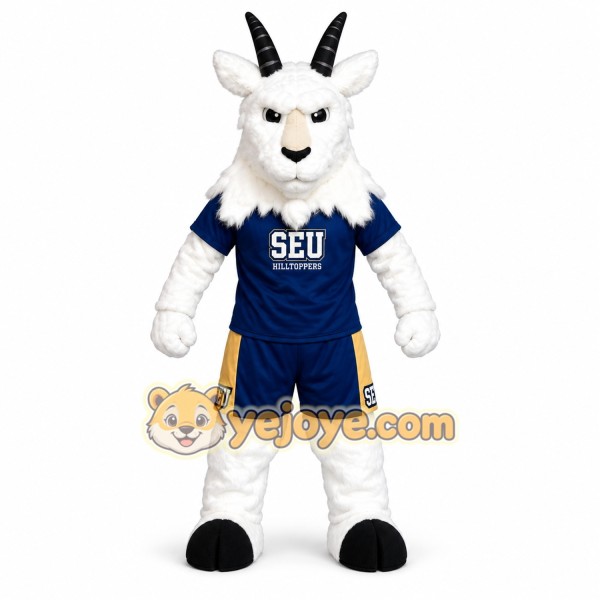 Blue Goat Mascot Costume Blue Goat Mascot Costume