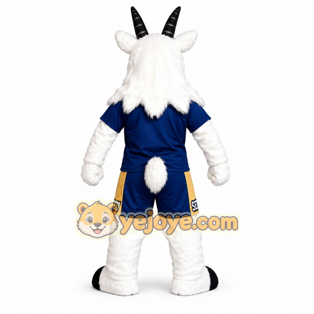 Blue Goat Mascot Costume Blue Goat Mascot Costume