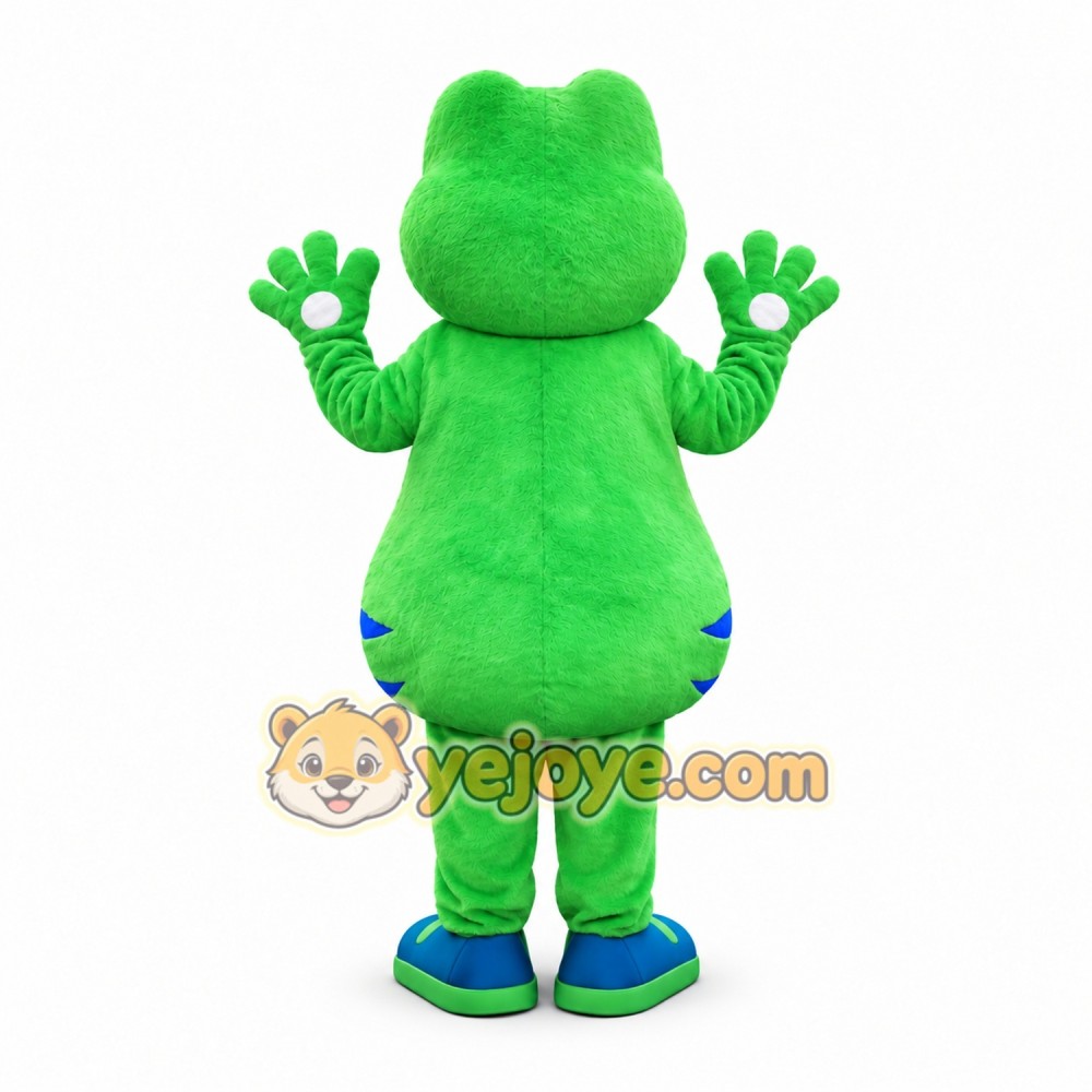 Green Frog Mascot Costume for Kids and Adults Green Frog Mascot Costume for Kids and Adults