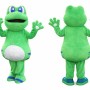 Green Frog Mascot Costume for Kids and Adults