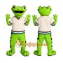 Green Frog Mascot Costume for Kids and Adults