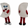 Chinese Dumplings Mascot Costume in Red