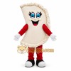 Chinese Dumplings Mascot Costume in Red Chinese Dumplings Mascot Costume in Red