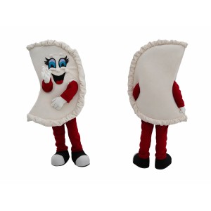 Chinese Dumplings Mascot Costume in Red