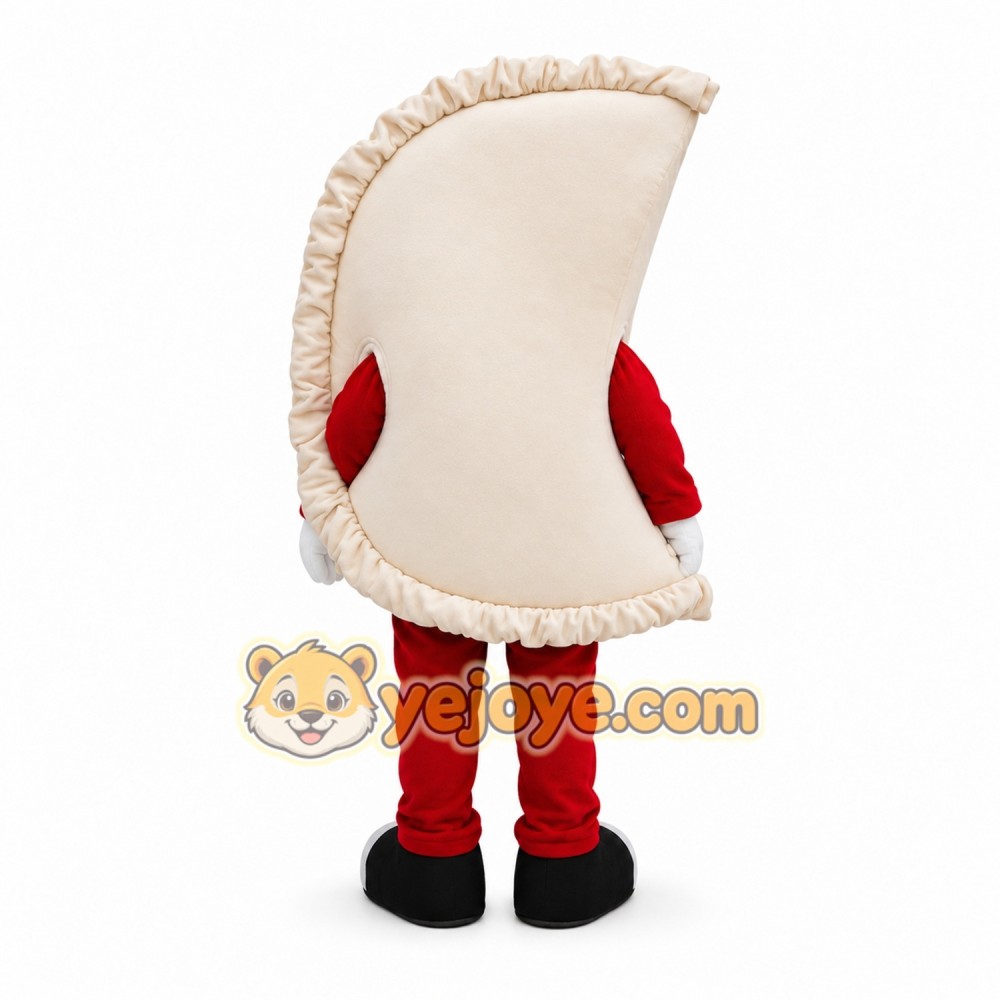 Chinese Dumplings Mascot Costume in Red Chinese Dumplings Mascot Costume in Red