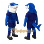 Blue Shark Mascot Costume for Kids and Adults