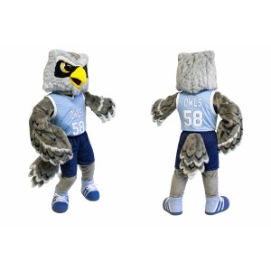 Blue Owl Mascot Costume