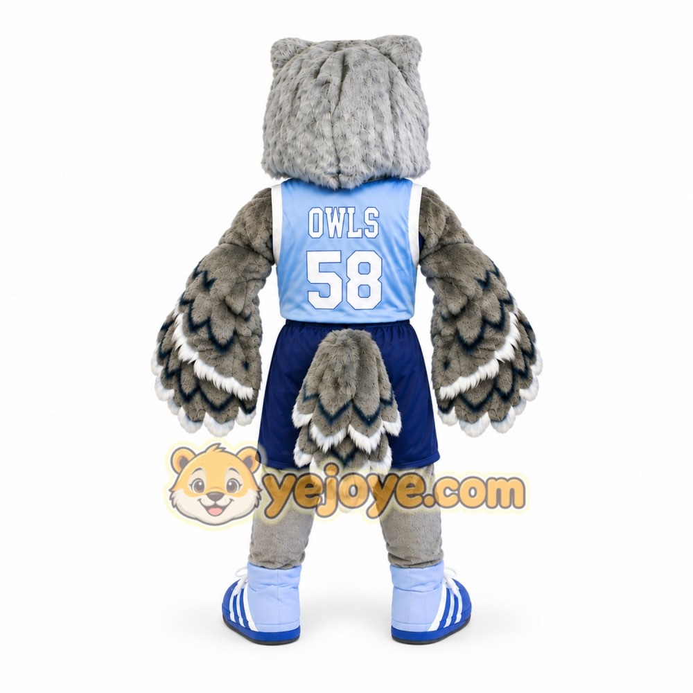 Blue Owl Mascot Costume Blue Owl Mascot Costume