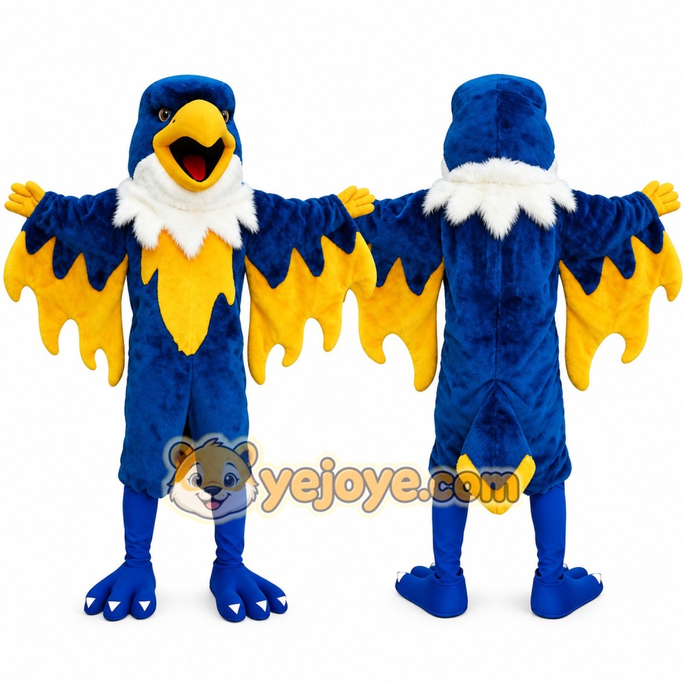Blue Eagle Mascot Costume Blue Eagle Mascot Costume
