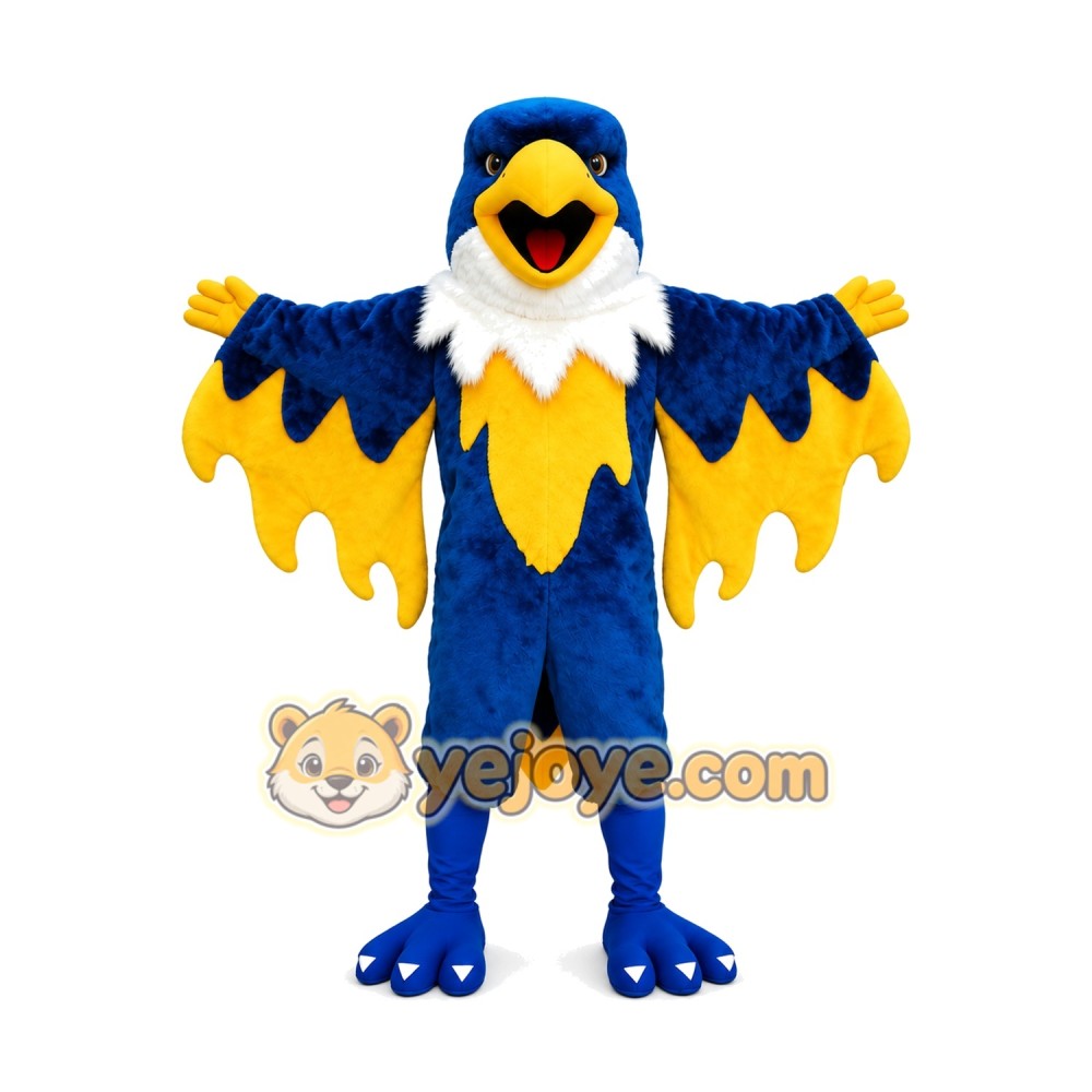 Blue Eagle Mascot Costume Blue Eagle Mascot Costume