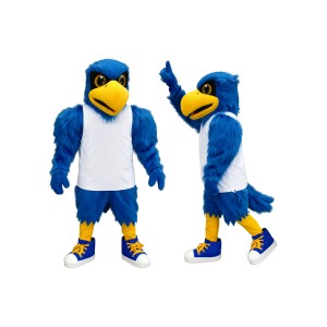 Blue Falcon Mascot Costume