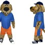 Sport Dog Mascot Costume