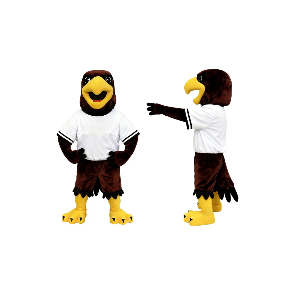 Red Eagle Hawk Mascot Costume