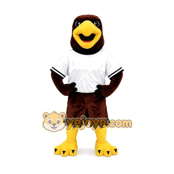 Red Eagle Hawk Mascot Costume
