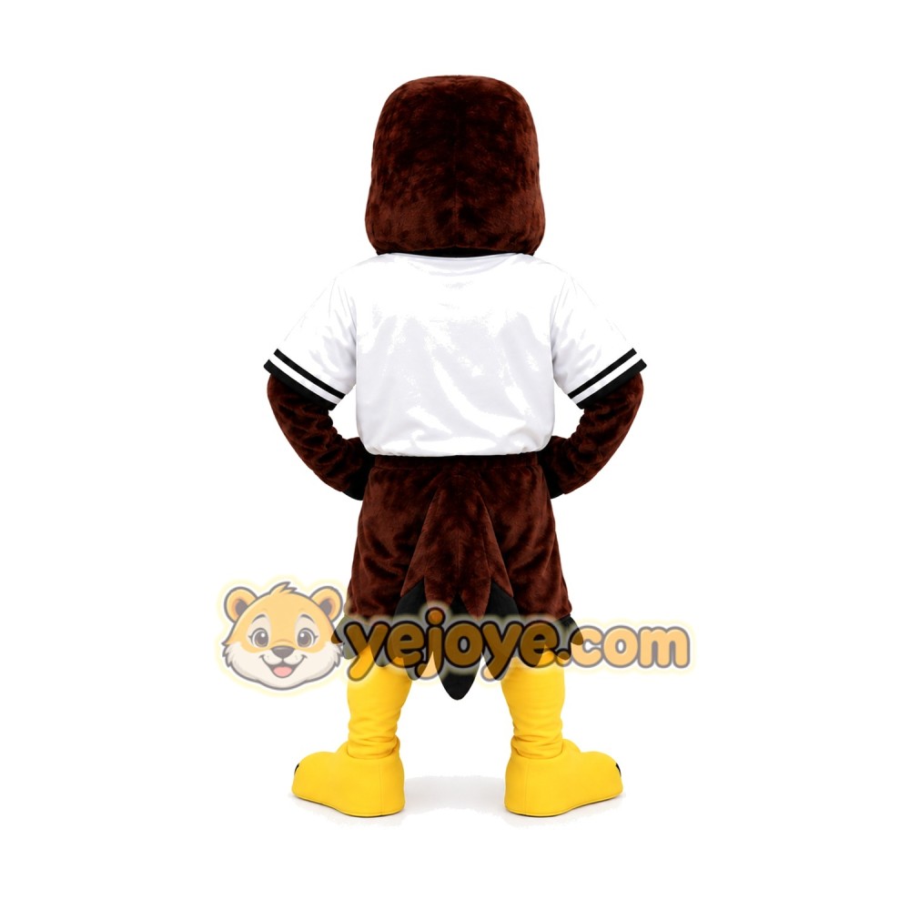 Red Eagle Hawk Mascot Costume Red Eagle Hawk Mascot Costume