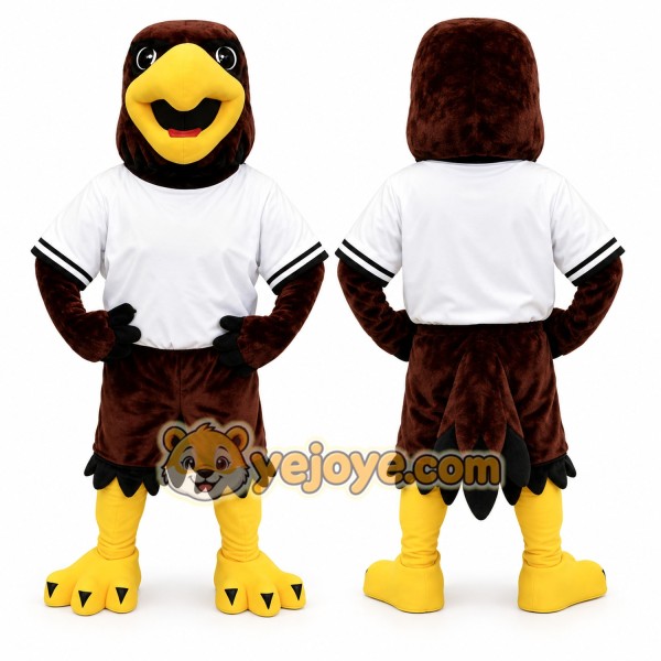 Red Eagle Hawk Mascot Costume