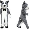 Cute Husky Dog Mascot Costume
