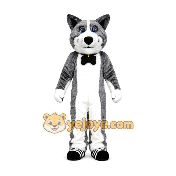 Cute Husky Dog Mascot Costume