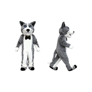 Cute Husky Dog Mascot Costume