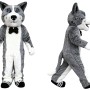 Cute Husky Dog Mascot Costume