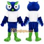 Blue Owl Mascot Costume