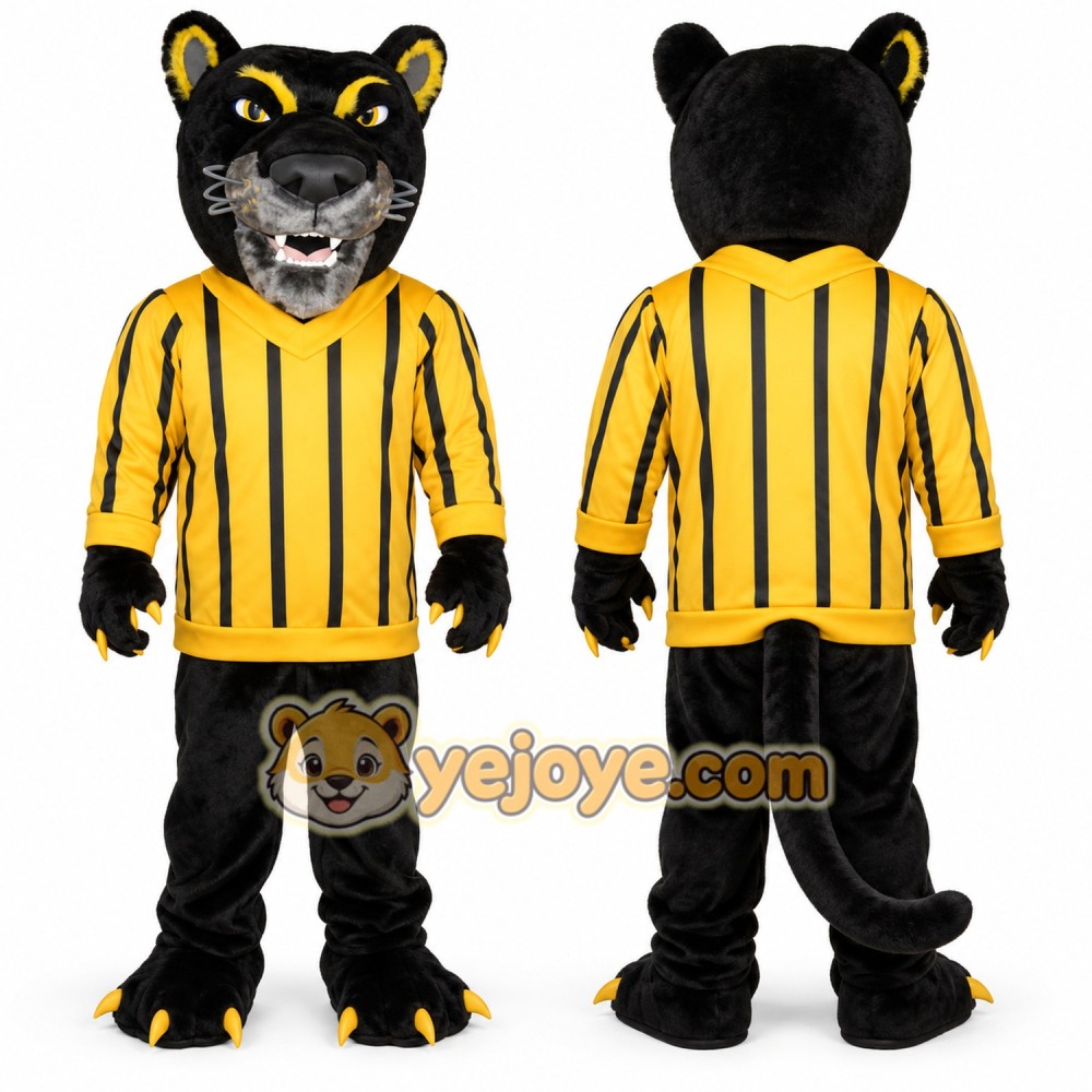 Sport Black Panther Mascot Costume