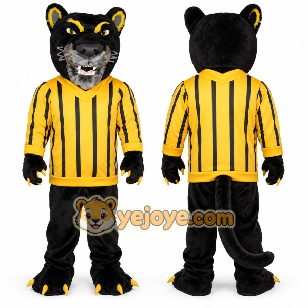 Sport Black Panther Mascot Costume