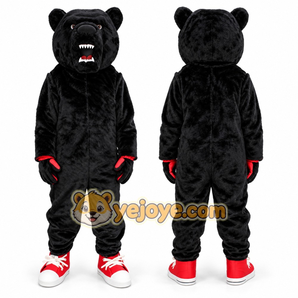 Black Bear Mascot Costume Black Bear Mascot Costume