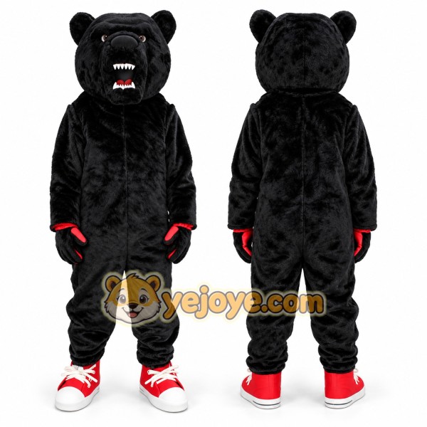 Black Bear Mascot Costume