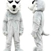 Grey Wolf Mascot Costume