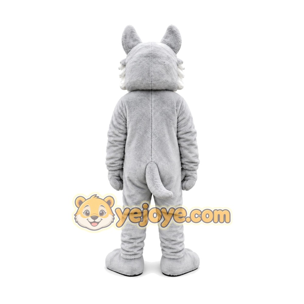 Grey Wolf Mascot Costume Grey Wolf Mascot Costume