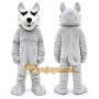 Grey Wolf Mascot Costume
