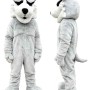Grey Wolf Mascot Costume