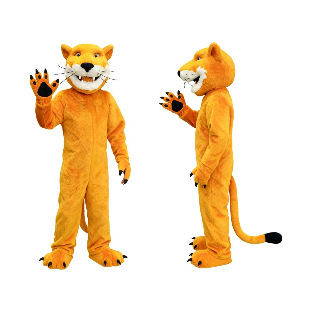 Happy Panther Mascot Costume