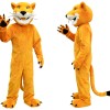 Happy Panther Mascot Costume