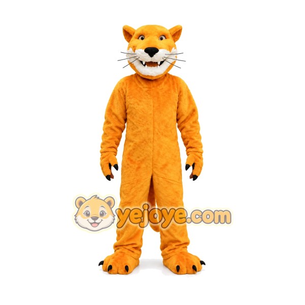Happy Panther Mascot Costume