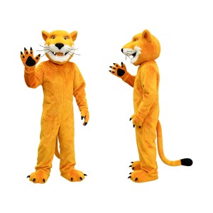 Happy Panther Mascot Costume