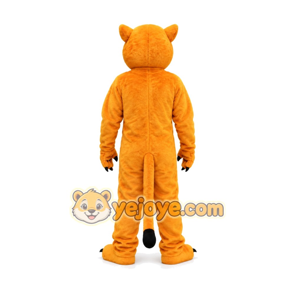 Happy Panther Mascot Costume