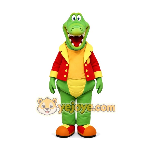 Happy Crocodile Mascot Costume Happy Crocodile Mascot Costume