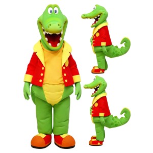 Happy Crocodile Mascot Costume