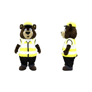 Happy Bear Mascot Costume