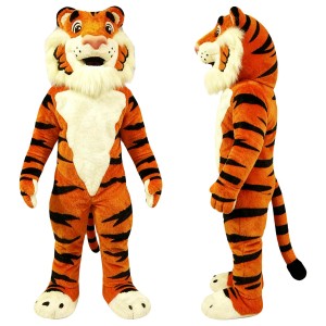 Happy Tiger Mascot Costume