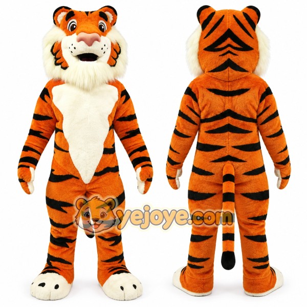 Happy Tiger Mascot Costume