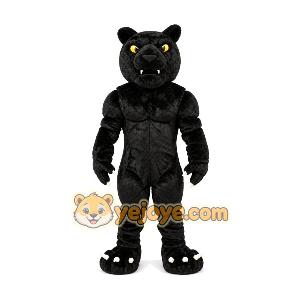 Black Panther Mascot Costume Black Panther Mascot Costume