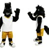 Black Horse Mascot Costume