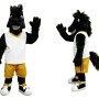 Black Horse Mascot Costume