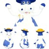 Cow Mascot Costume