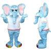 Blue Elephant Mascot Costume