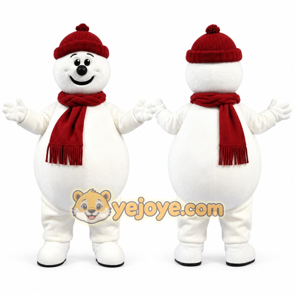 Snowman Mascot Costume Snowman Mascot Costume
